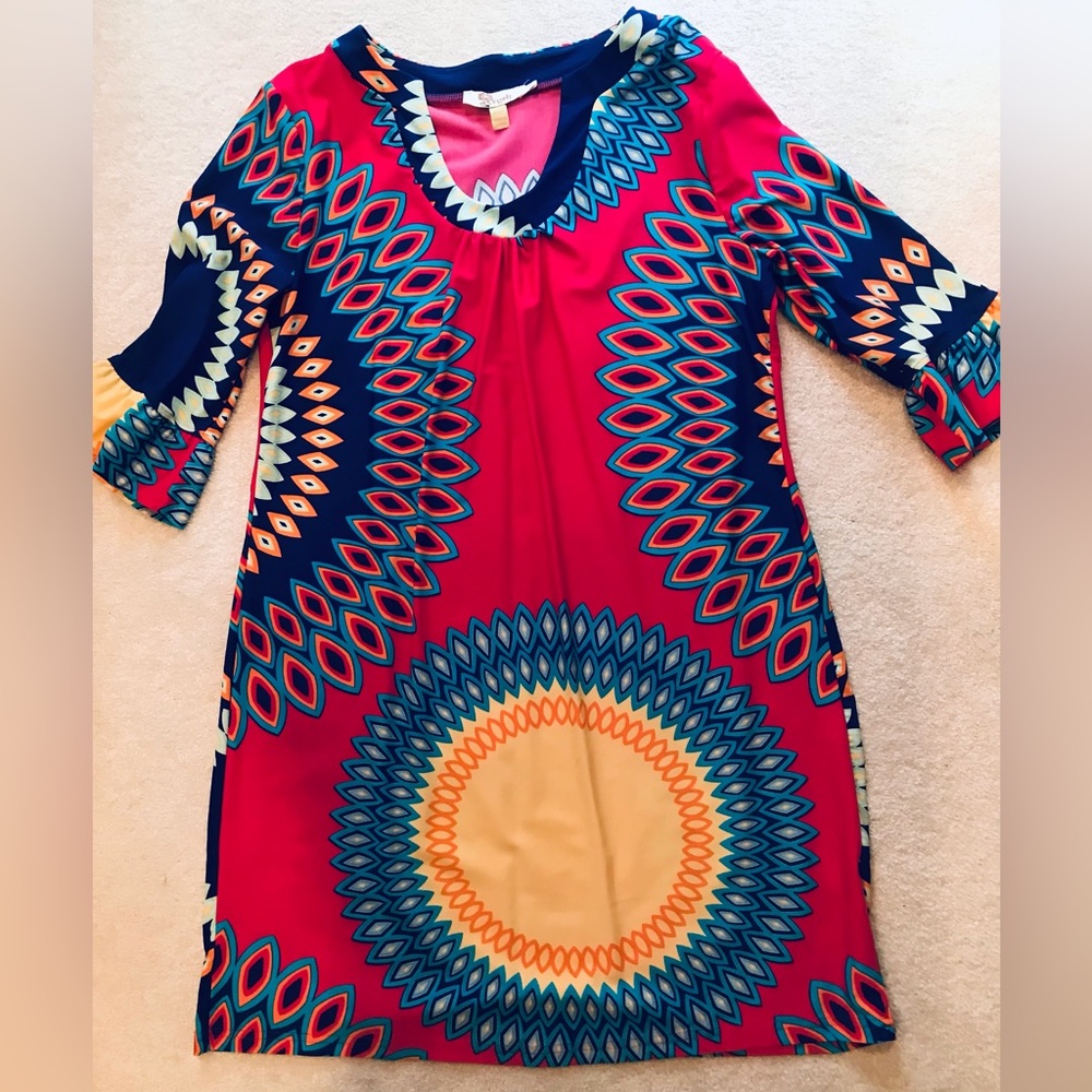 Aryeh colorful dress. Maybe worn once. Like new!